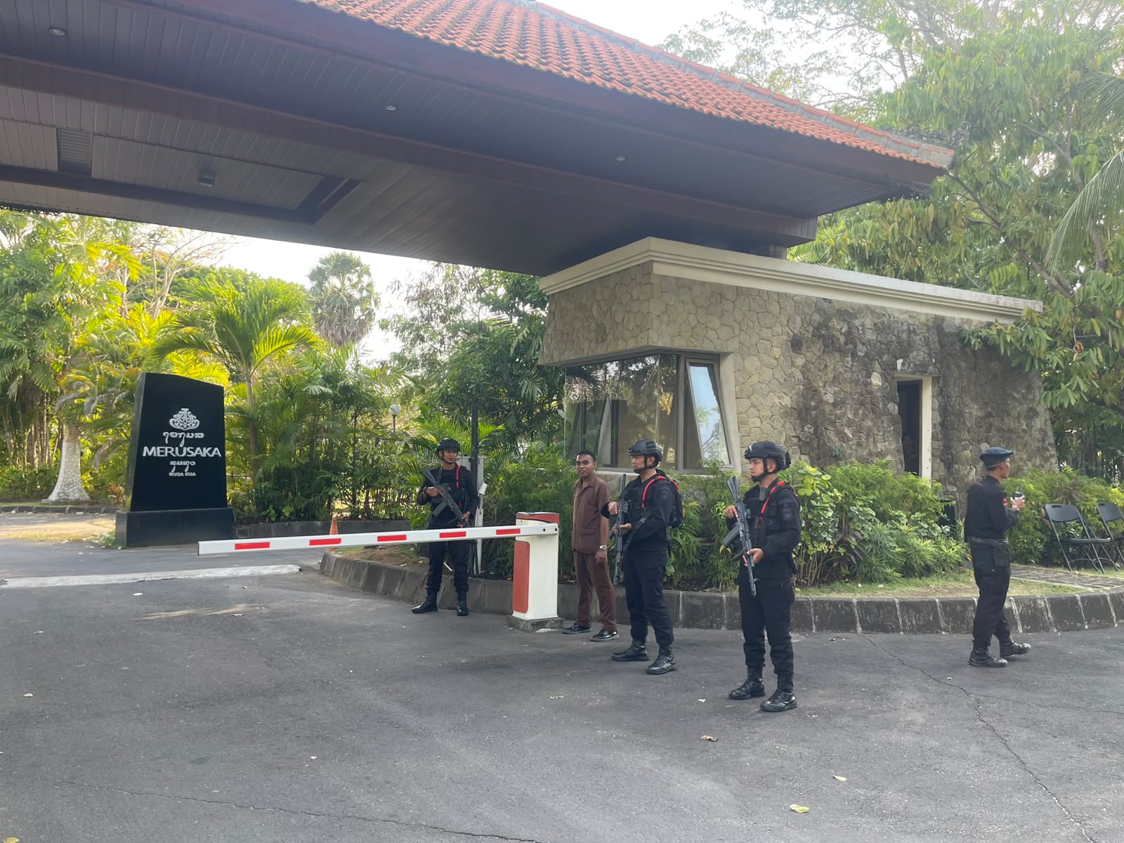 Brimob Amankan The 14th Senior Officer Meeting Polri–AFP di Nusa Dua Bali