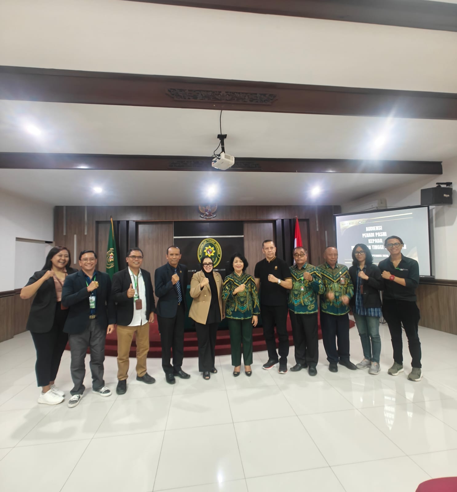 DPP PERADI PASNI Audiensi dengan Pengadilan Tinggi Denpasar, Perkuat Sinergi Penegakan Hukum di Bali